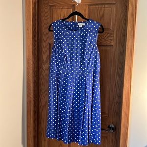 Liz Claiborne polka dot dress